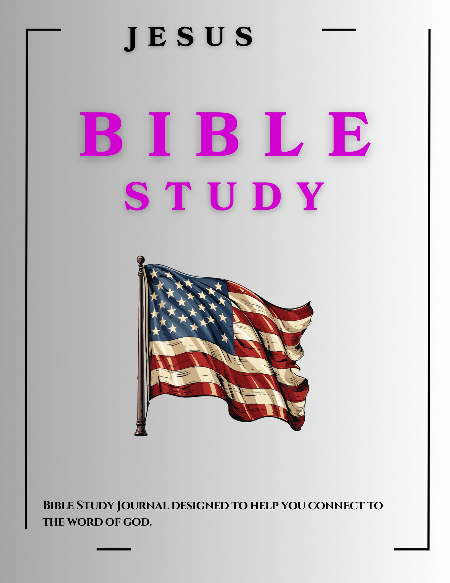 American Flag Bible Study Journal