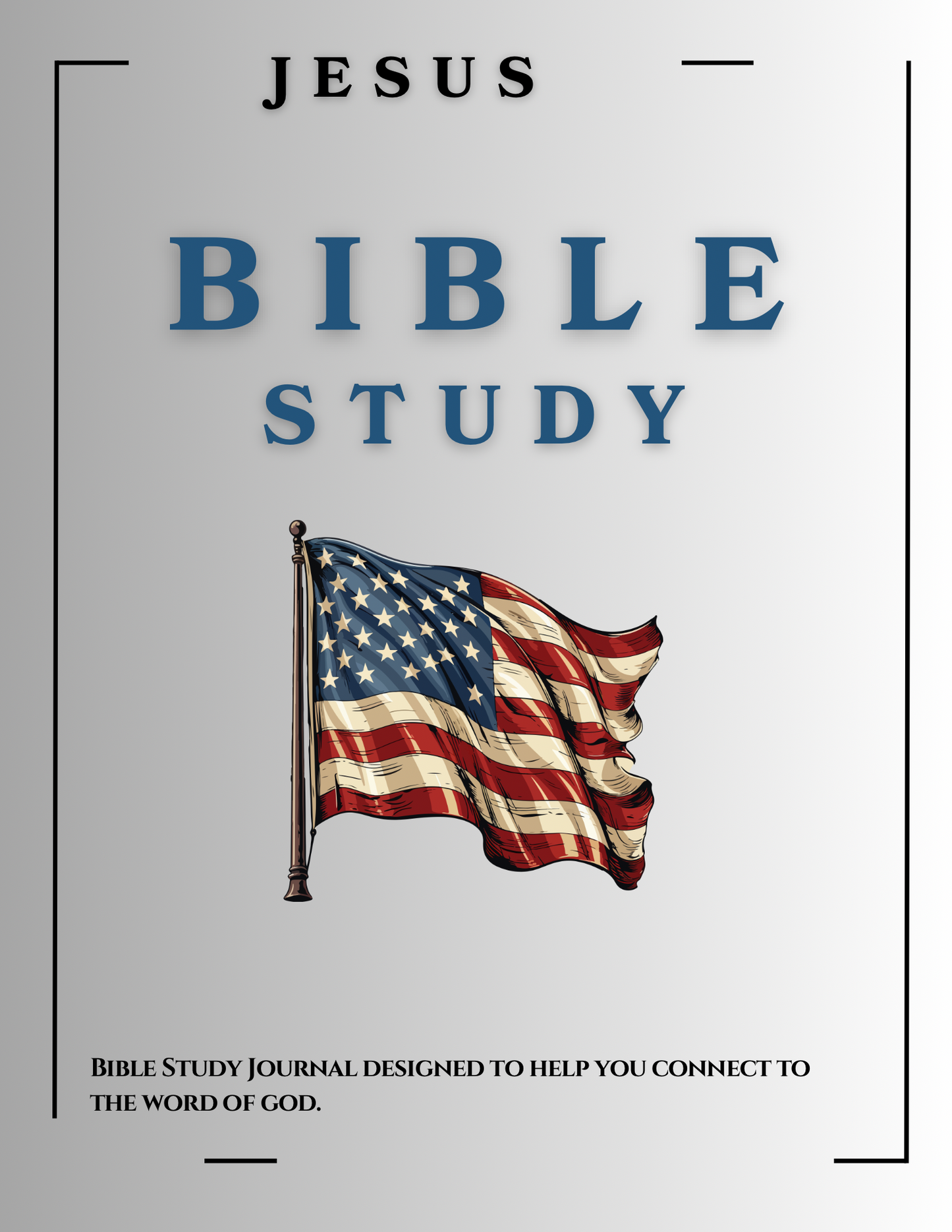 American Flag Bible Study Journal